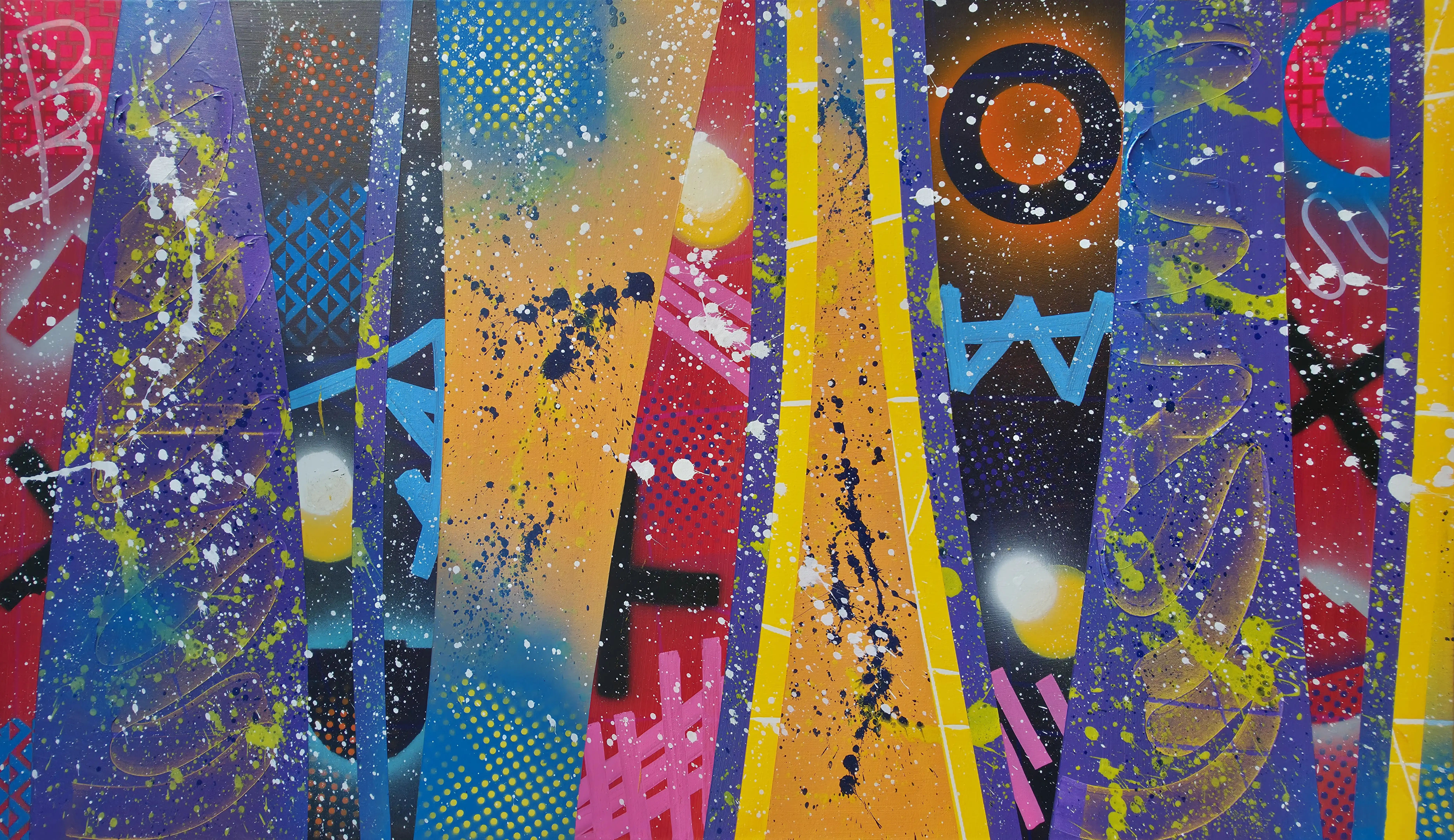 Kosmiczna przygoda_abstract_crazyart_energyart_colorful_decor_homedesign_art